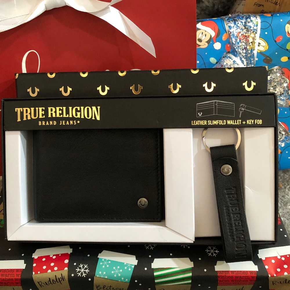 True religion wallet gift set